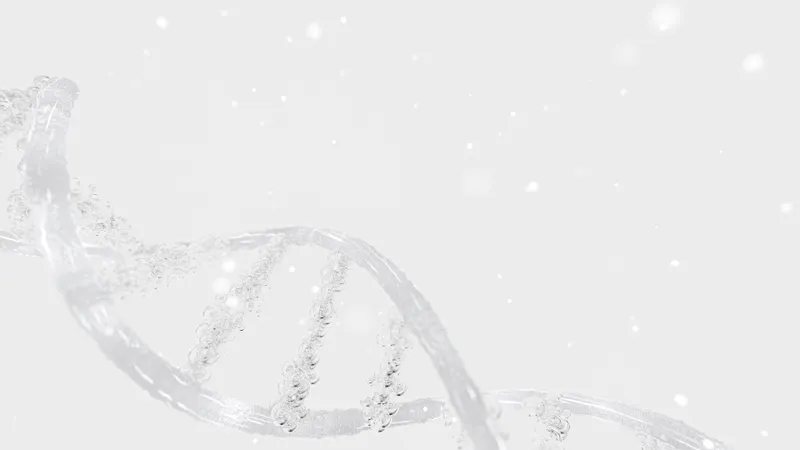 Abstract DNA molecule representing precision diagnostics